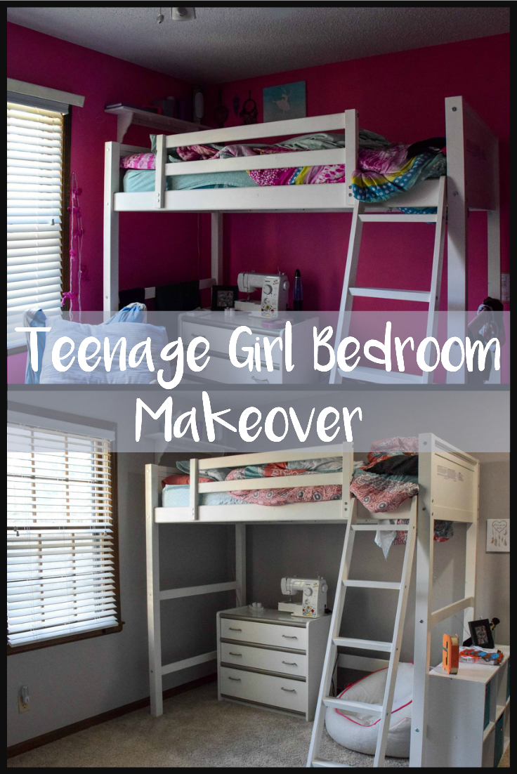 Teenage Girl Bedroom Makeover