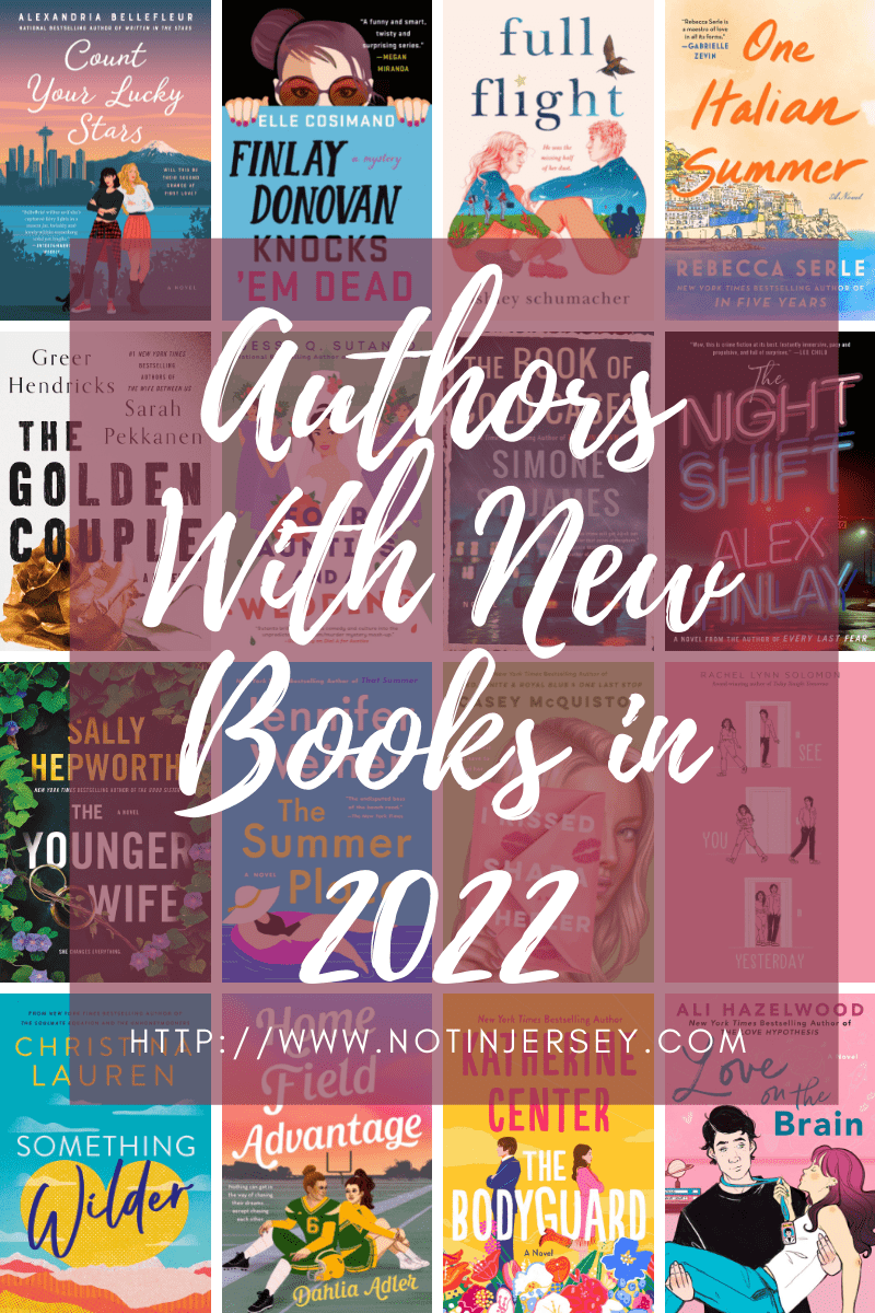 Authors With New Books In 2022