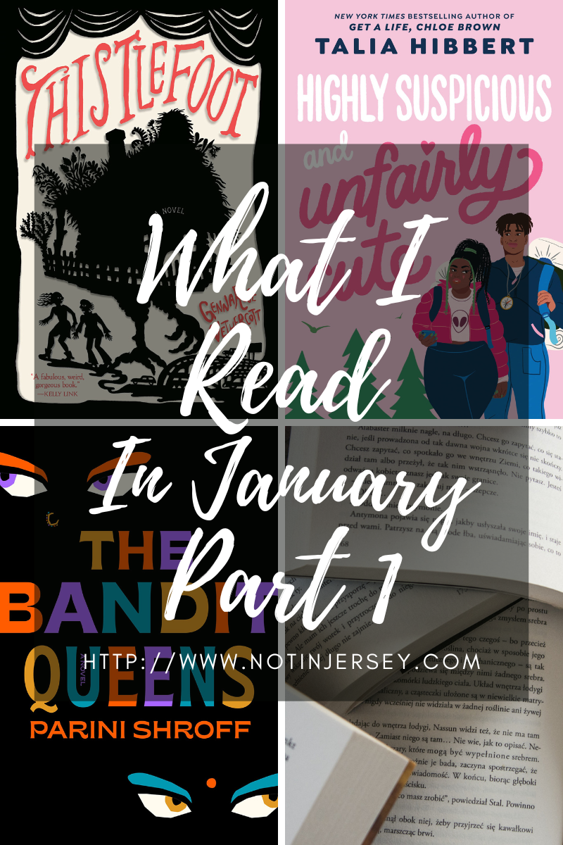 What I Read in January 2023 Part 1 - Not In Jersey