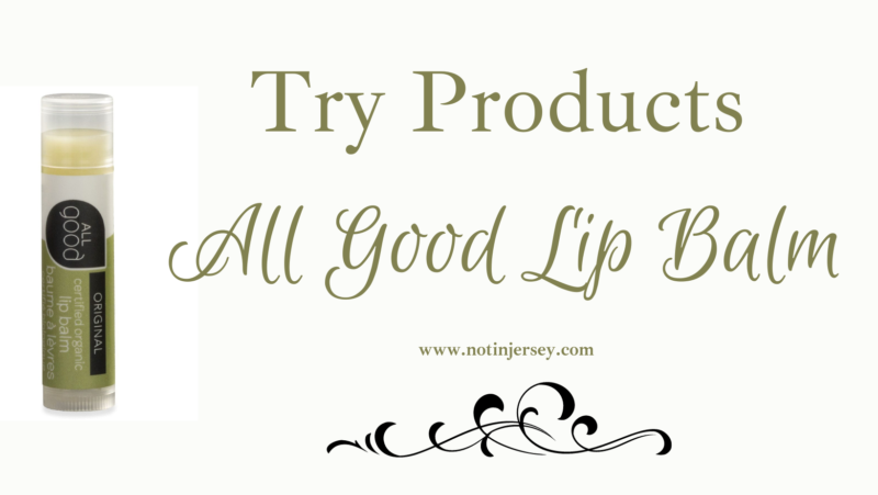 Try Products - All Good Lip Balm
